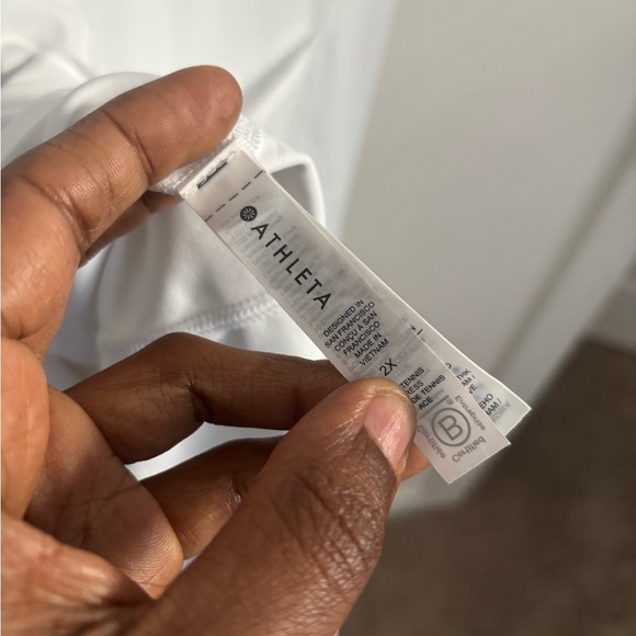 Athleta Ace Tennis Dress Zip Athletic Sportswear Skater Stretchy Fit & Flare - Picture 7 of 9